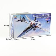 Hasegawa 24 65724 1/72 Ölçek VF-25F/S Messiah Macross Frontier, Macross-Robotech TV Serisi, Bilim Kurgu Plastik Model Kiti