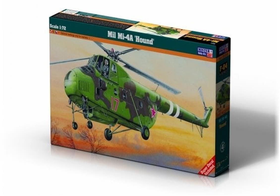 Mistercraft F004 1/72 Mil Mi-4 (Tazı) Helikopteri Demonte Plastik Maketi