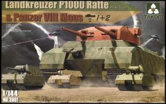 Takom 3001 1/144 WWII Landkreuzer P1000 Ratte & Pa