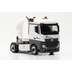 Herpa 315975 1/87 Ölçek Mercedes-Benz Actros, Çimento Silo Dorseli TIR (Cemex), Sergilemeye Hazır Model Araç