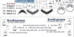 SUX001 1/144 SUNEXPRESS B757-200