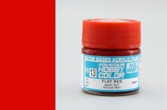 Gunze H013 10 ml. Flat Red, Aqueous Serisi Maket Boyası