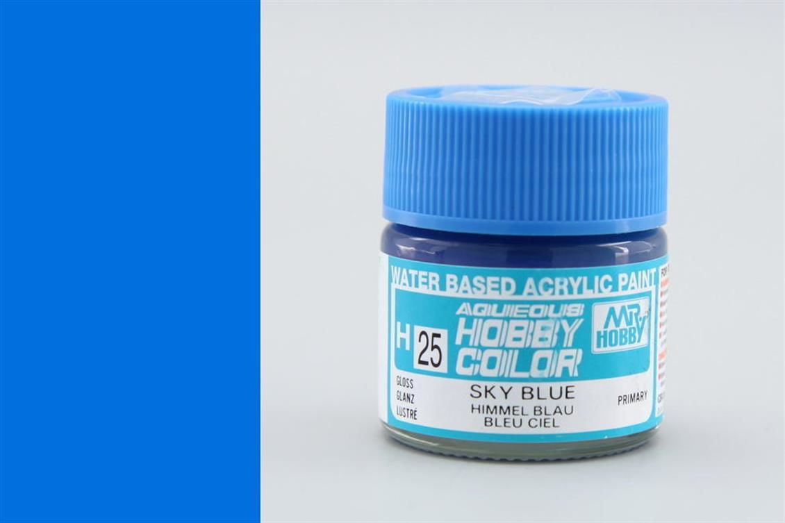 Gunze H025 10 ml. Sky Blue, Aqueous Serisi Maket Boyası