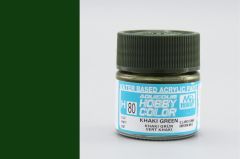 Gunze H080 10 ml. Khaki Green, Aqueous Serisi Maket Boyası