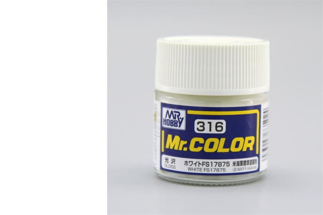 Gunze C316 10 ml. White FS17875, Mr.Color Serisi Maket Boyası
