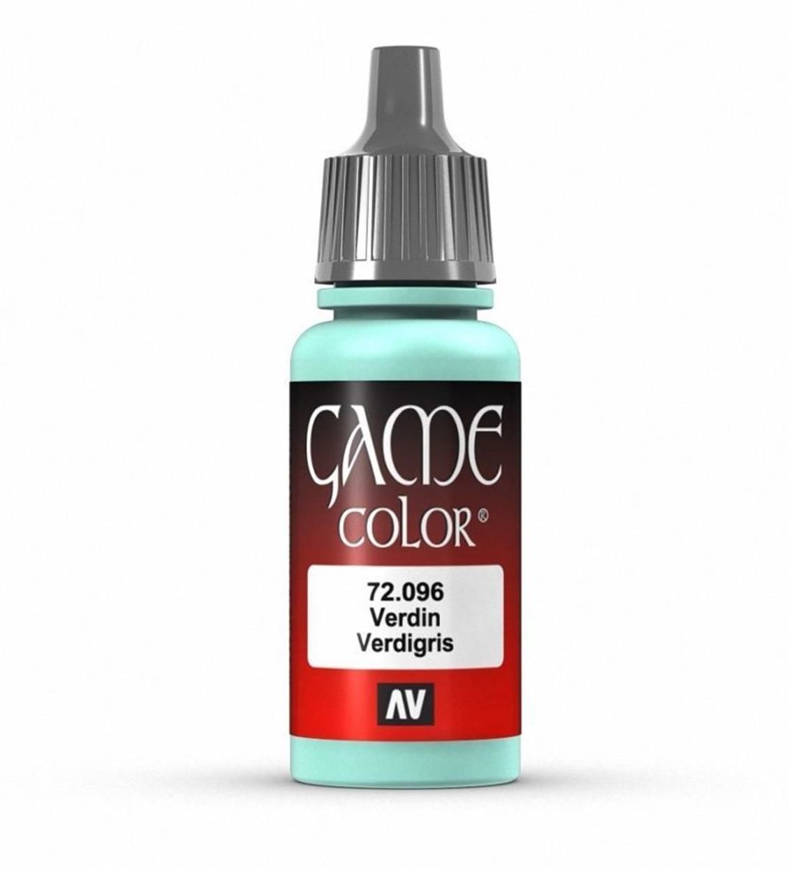 Vallejo 72096 17 ml. Verdigris, Game Color Serisi Model Boyası