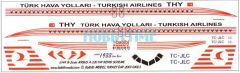 Babibi DAT01083 1/144 Thy, Airbus A320, Retro Şema, Dekal Çıkartma