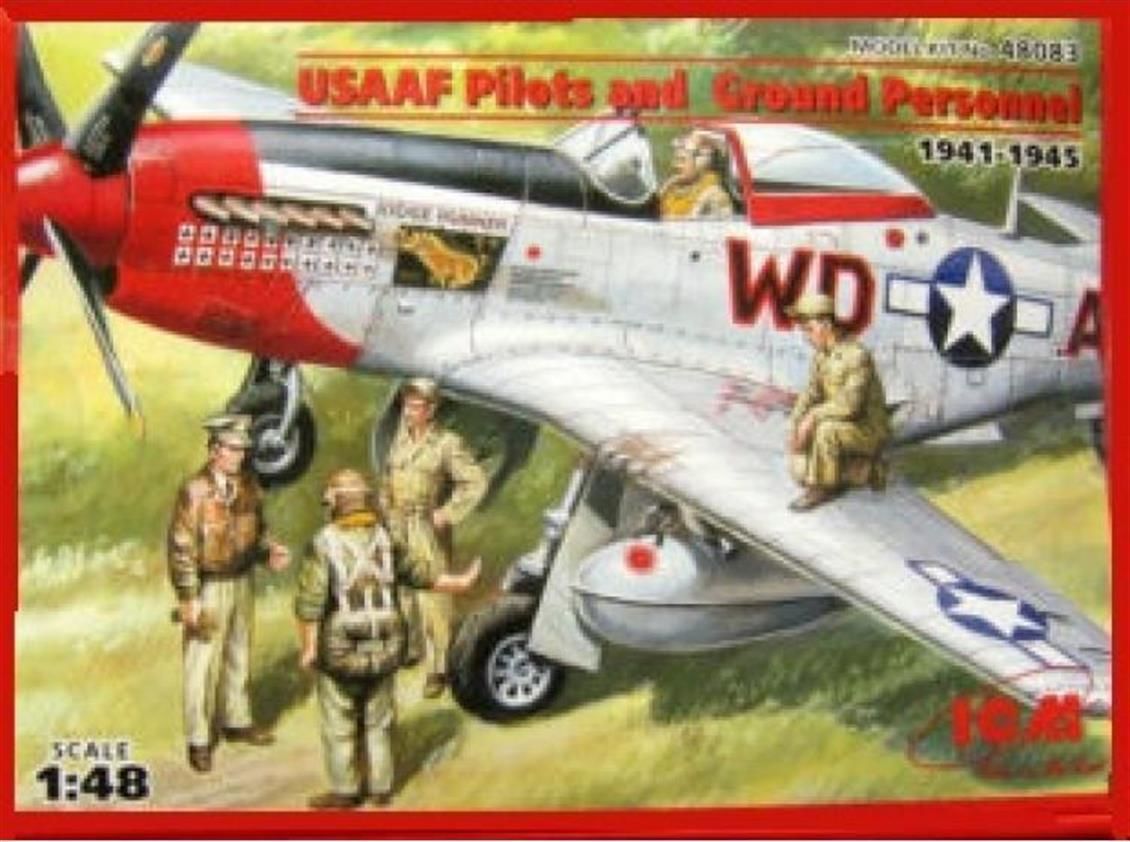 48083 1/48 USAAF Pilots and Ground Personnel 19411