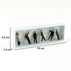 Preiser 14018 1/87 Ölçek Hat Personeli (DB) Figürleri
