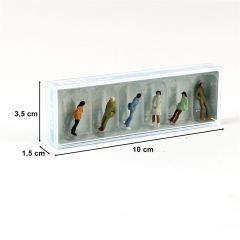 Preiser 14005 1/87 Ölçek Genç Yolcu Figürleri