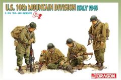 Dragon 6377 1/35 Ölçek ABD 10.Dağ Tümeni (İtalya 1945) Asker Figürleri  Plastik Model Kiti