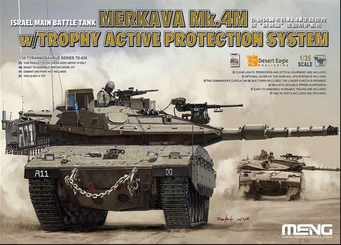 TS-036 1/35 Israel Main Battle Tank Merkava Mk.4M