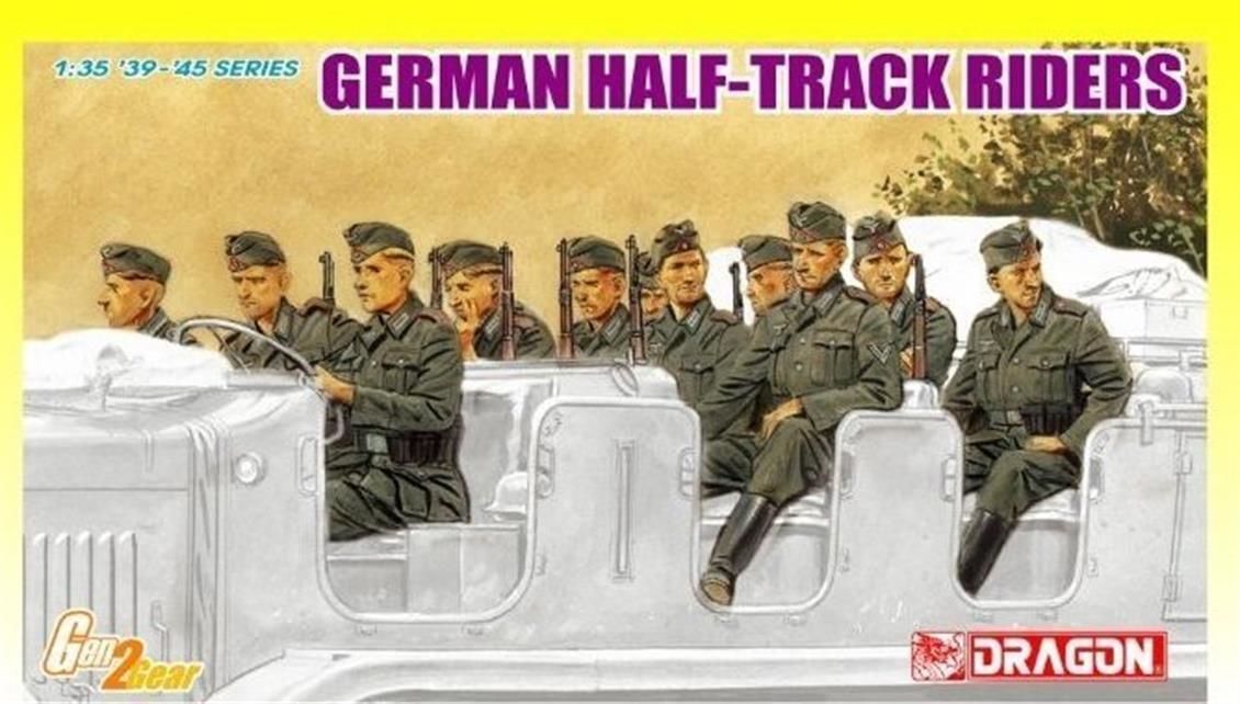 6671 1/35 GERMAN HALF-TRACK RİDERS