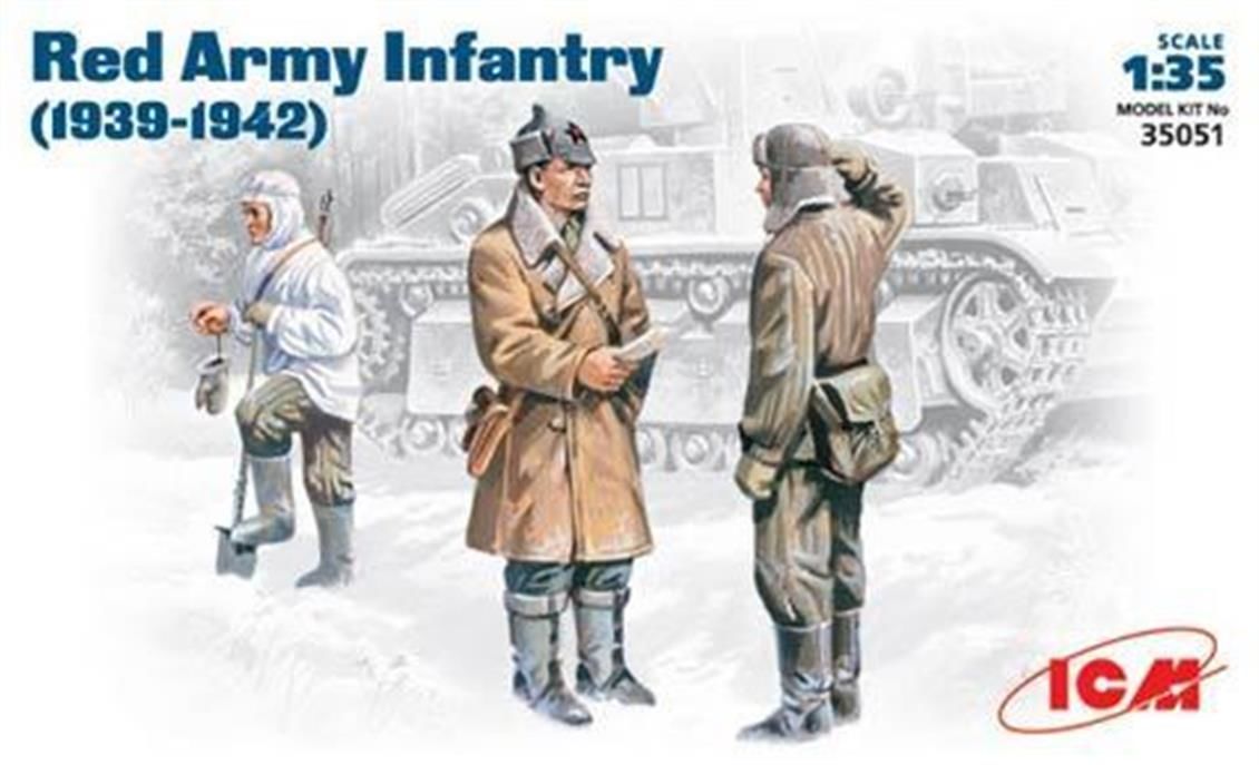 35051 RED ARMY INFANTRY (1939-1942) (3 FİGURES - O