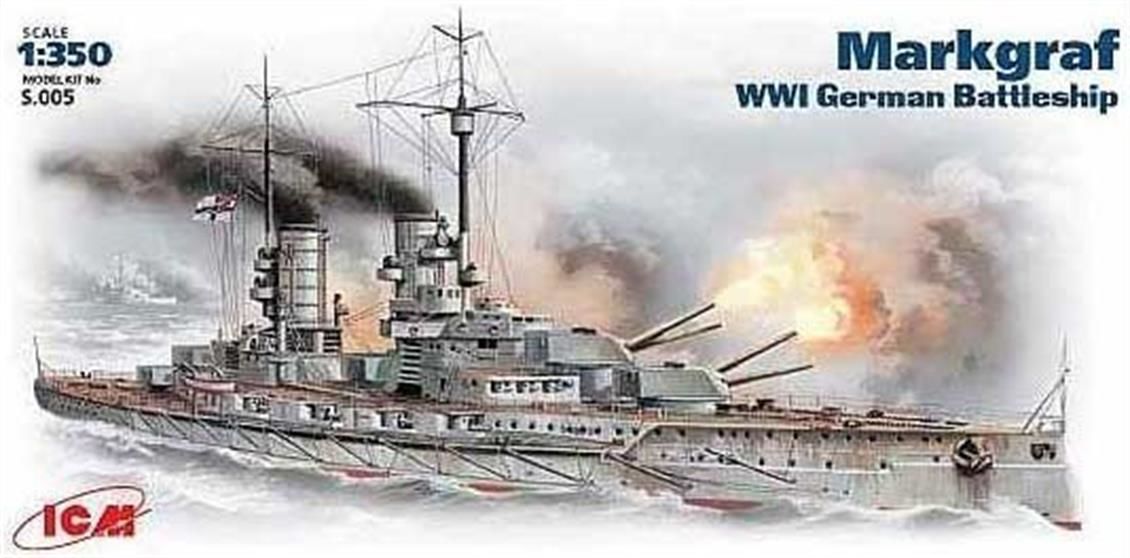 S005 MARKGRAF, WWI GERMAN BATTLESHİP