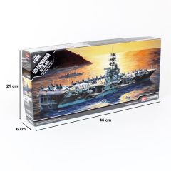 Academy 14212 1/800 CVN 69D Eisenhover Savaş Gemisi Demonte Plastik Maketi
