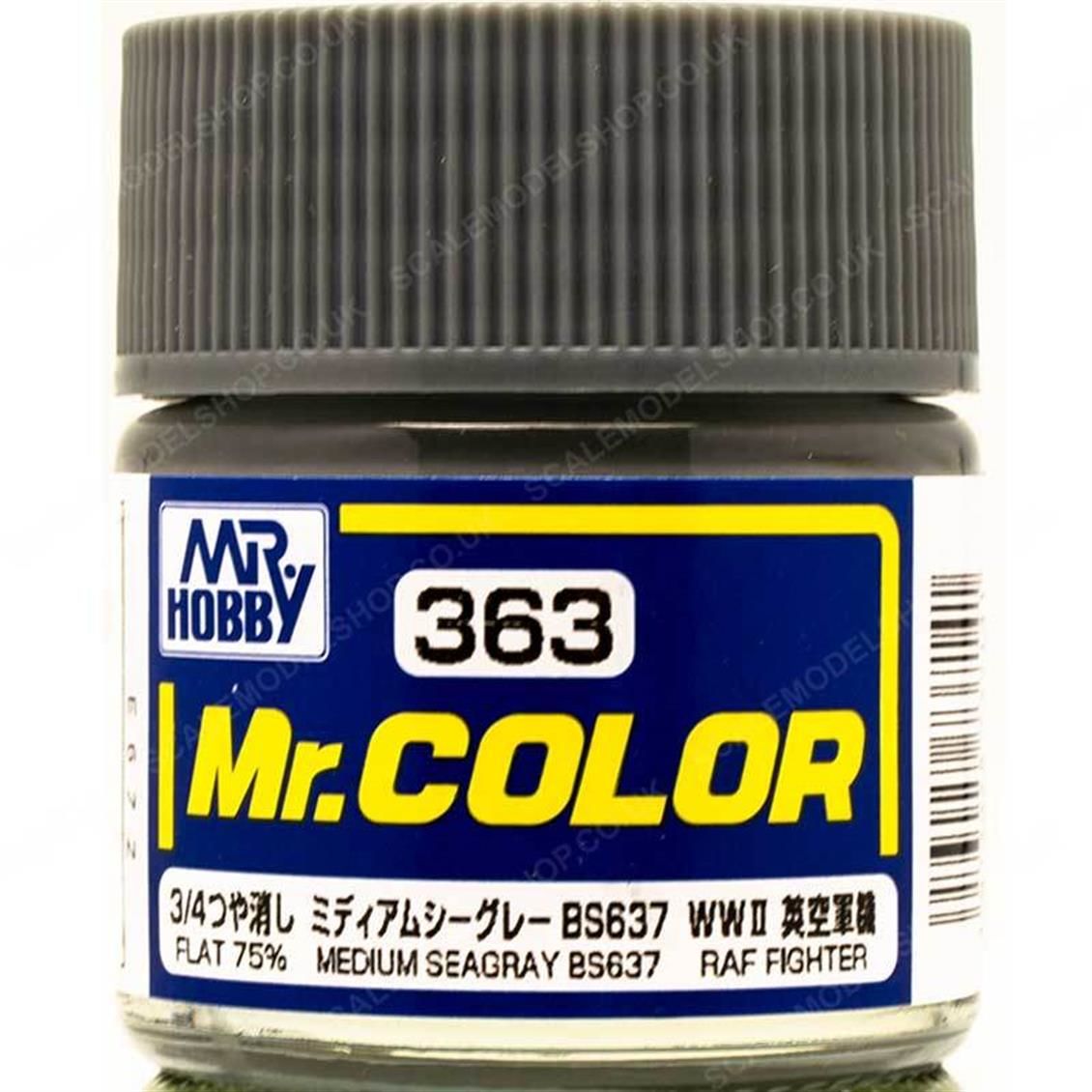 Gunze C363 10 ml. Medium Seagray BS637, Mr.Color Serisi Maket Boyası