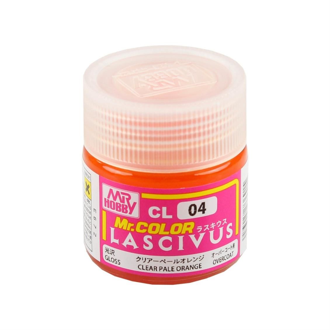 Gunze CL04 10 ml. Lascivus Pale Clear Orange, Mr.Color Serisi Maket Boyası